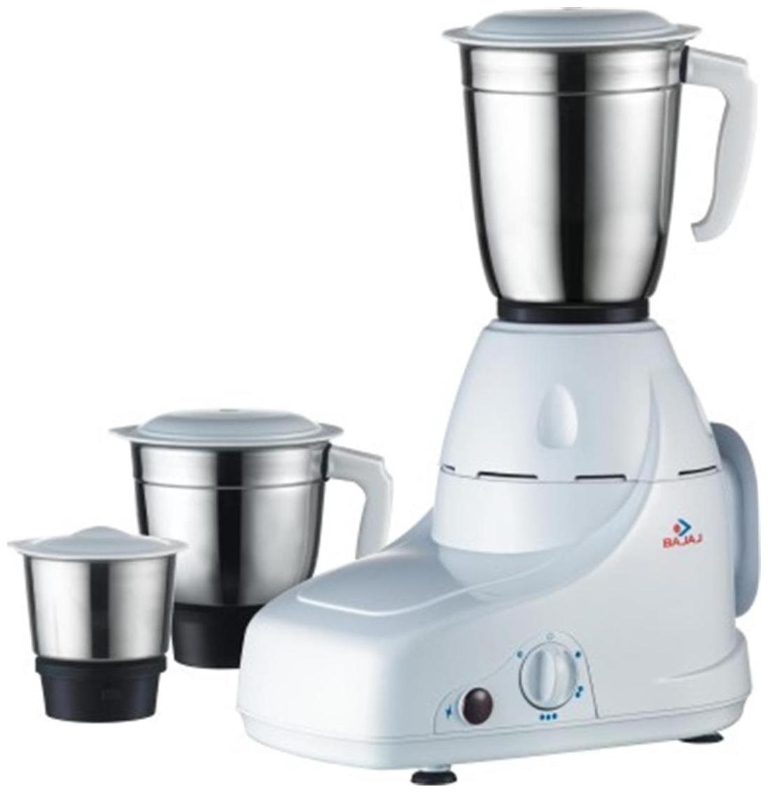 

Bajaj GX 8 500 W Mixer Grinder ( White 3 Jars )