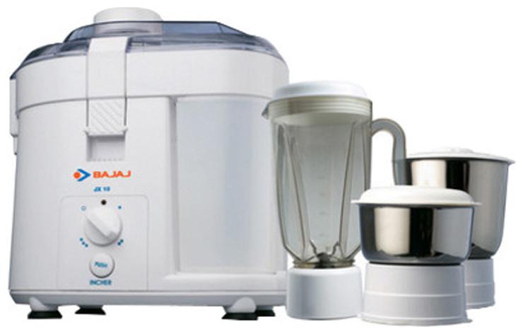 

Bajaj JX 10 450 W Juicer Mixer Grinder ( White 3 Jars )