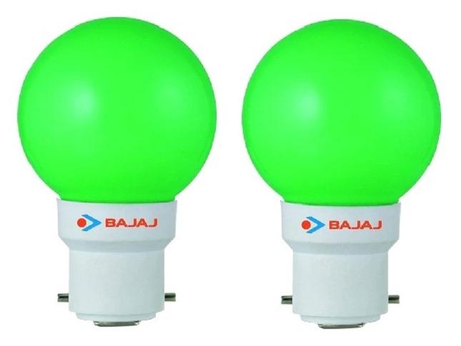 

Bajaj LED PING PONG GREEN 0 5W B22 - Pack of 2