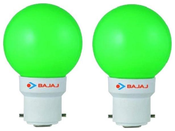 

Bajaj LED PING PONG GREEN 0 5W B22 - Pack of 2