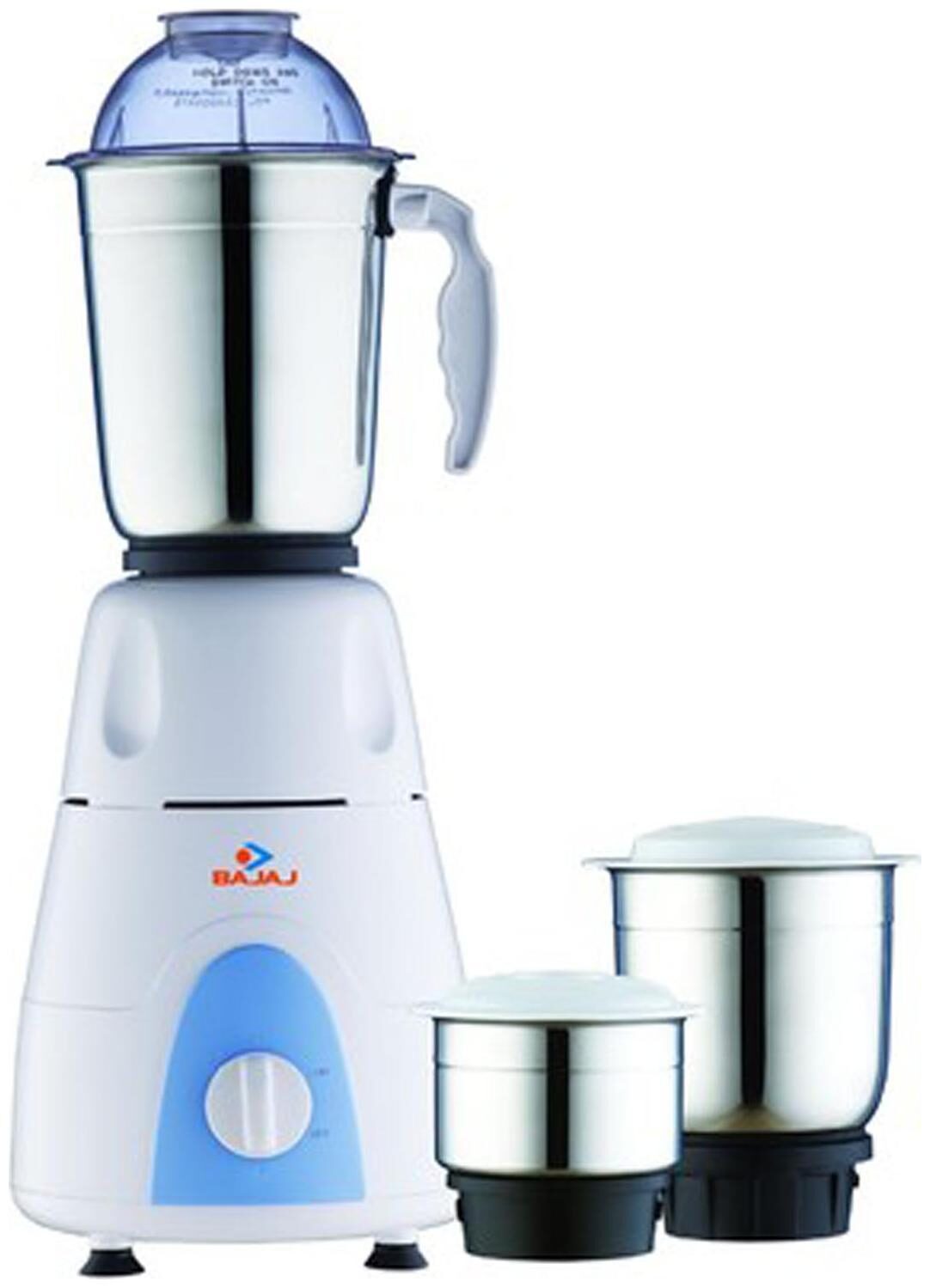 

Bajaj MAJESTY GX 3 500 W Mixer Grinder ( White Blue 3 Jars )