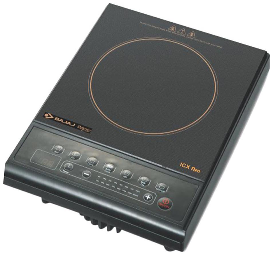 

Bajaj ICX NEO1600W 1600 W Induction Cooktop ( Black Push Button Control)