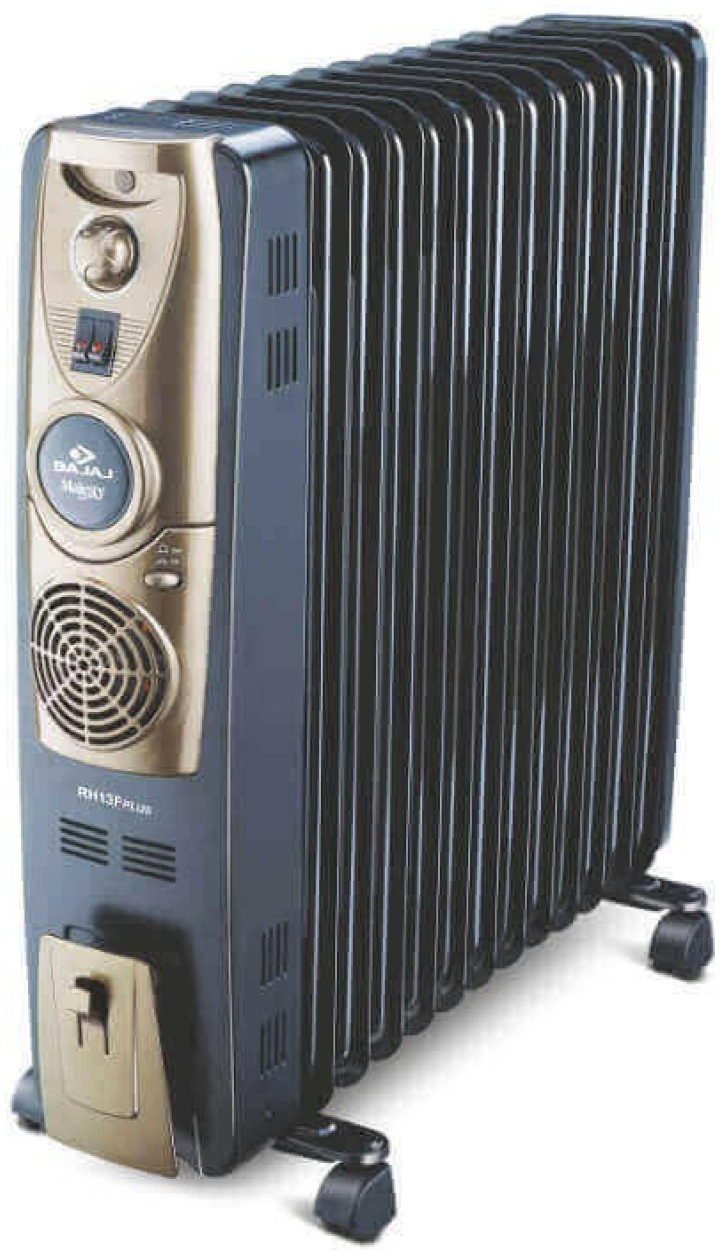 

Bajaj Majesty RH 13F Plus Oil Filled Room Heater (Black)