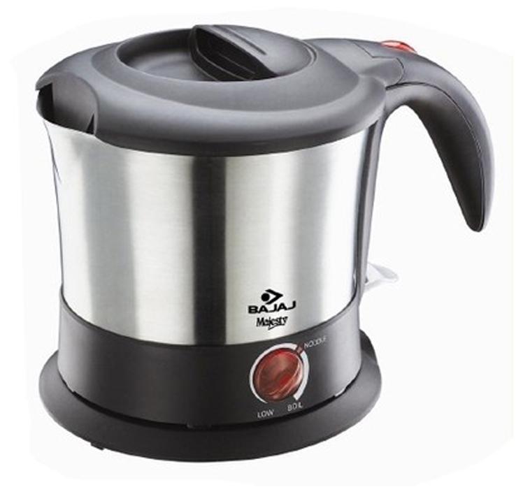 

Bajaj KTX 9 1 L Black Silver Electric Kettle ( 1200 W )