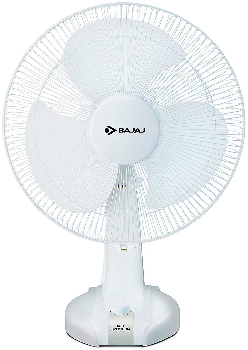 

Bajaj Neo Spectrum 400mm Table Fan (Grey)