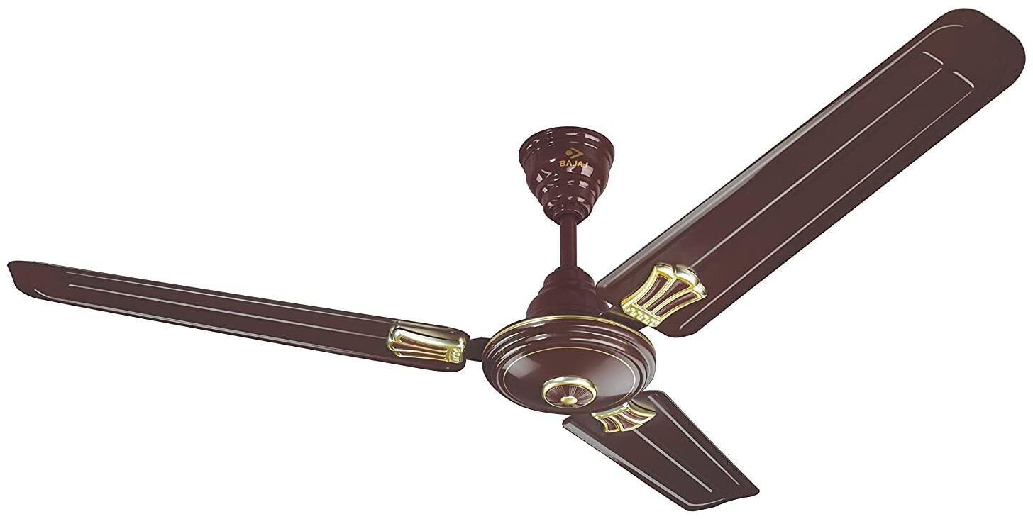 

Bajaj New Bahar Deco 1200 mm Ceiling Fan (Brown)