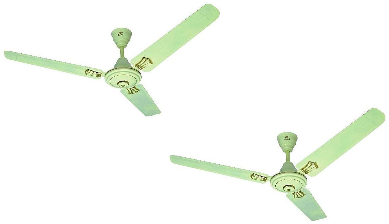 

Bajaj New Bahar 1200 mm Economy Ceiling Fan ( Bianco Pack of 2 )