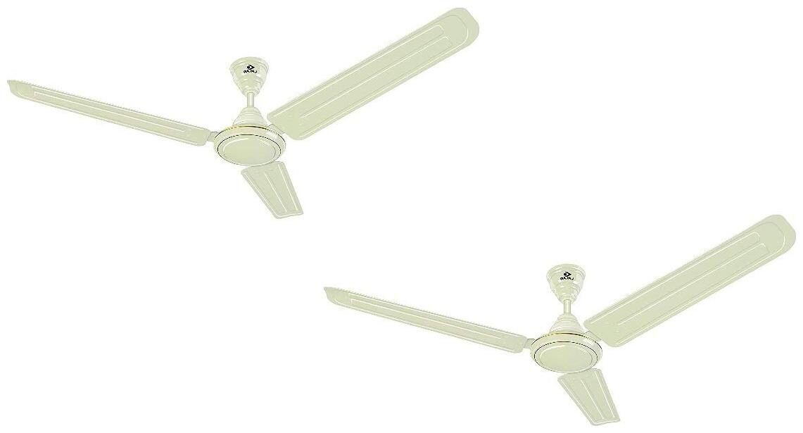 

Bajaj New Panther 1200 mm Economy Ceiling Fan ( Bianco Pack of 2 )