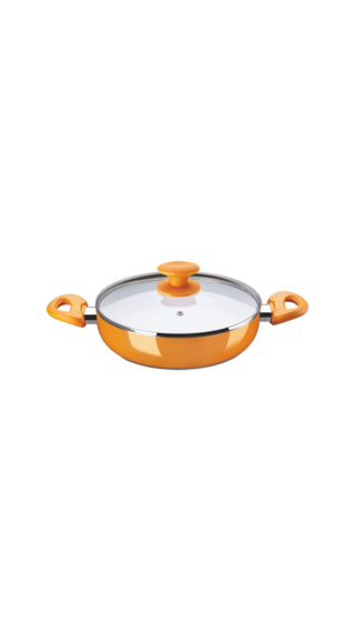 Bajaj 2.25 L With Lid Kadhai Induction Bottom ( Aluminium , Set of 2 )