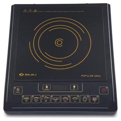 

Bajaj POPULAR ULTRA1400W 1400 W Induction Cooktop ( Black Push Button Control)