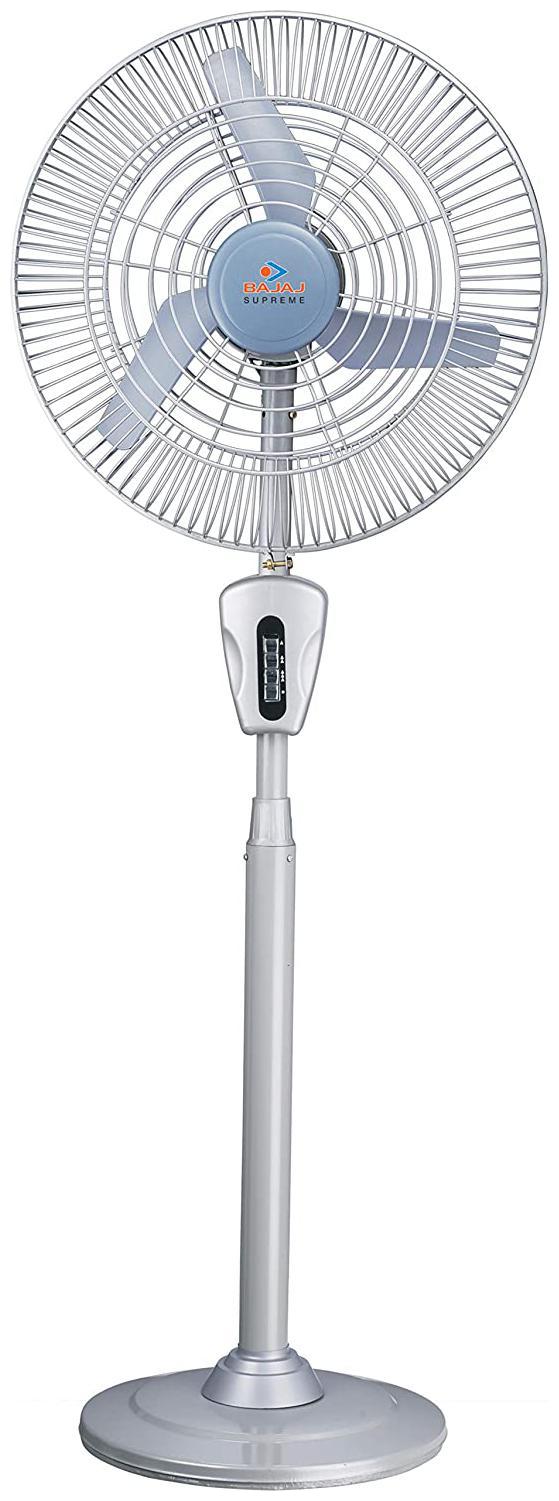 

Bajaj Supreme MK II 450 mm Air Circulator Pedestal Fan (Grey)
