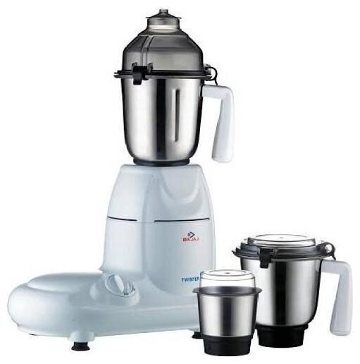 

Bajaj TWISTER 750 W Mixer Grinder ( White 3 Jars )