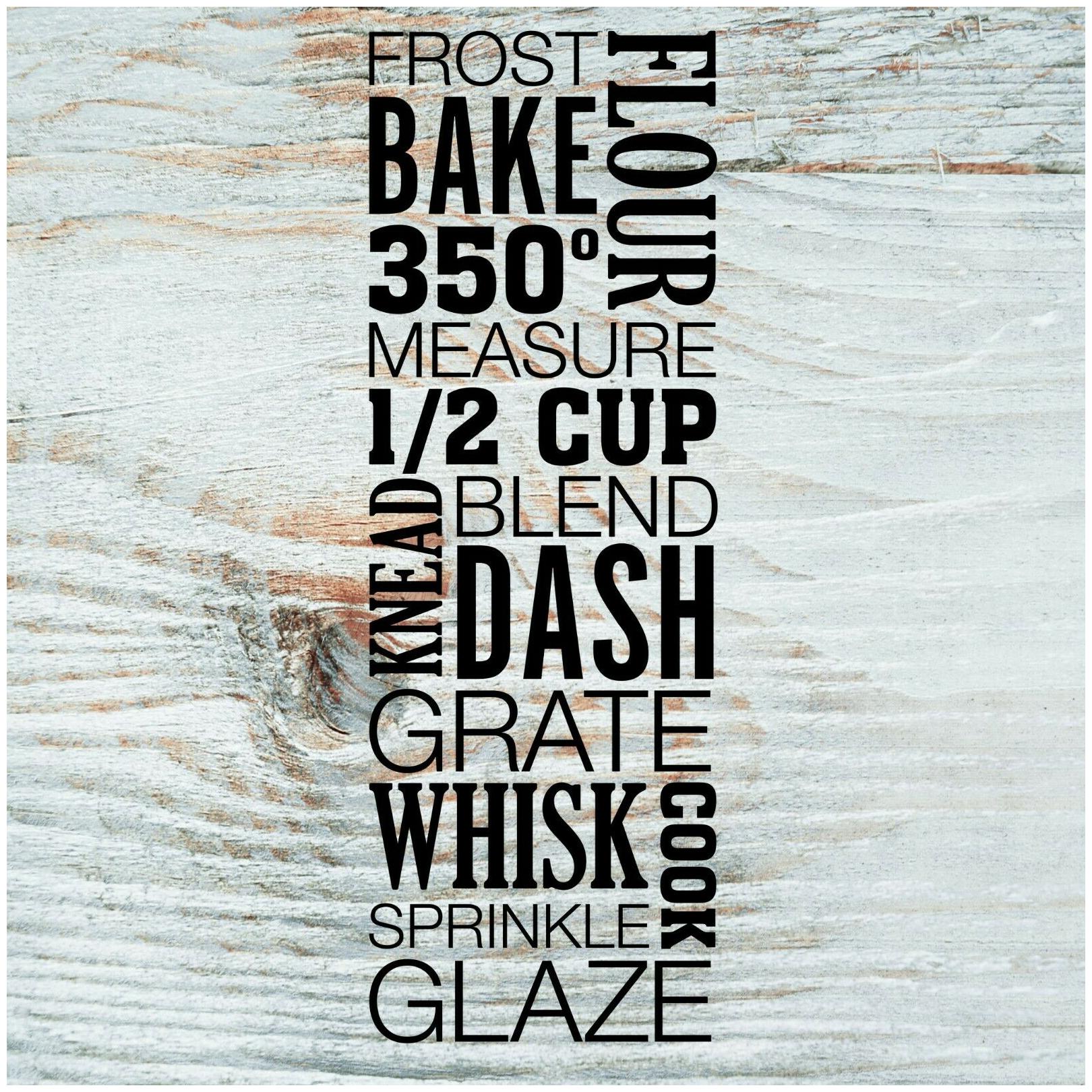 

Baking Words Cake Making Bakery Cooking Kitchen Wall Subway Letter Art Decal
