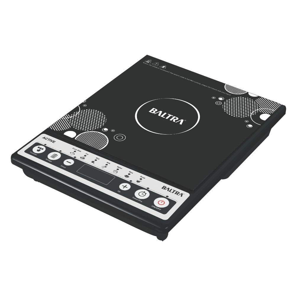 

Baltra BIC-124 2000 W Induction Cooktop ( Black Push Button Control)