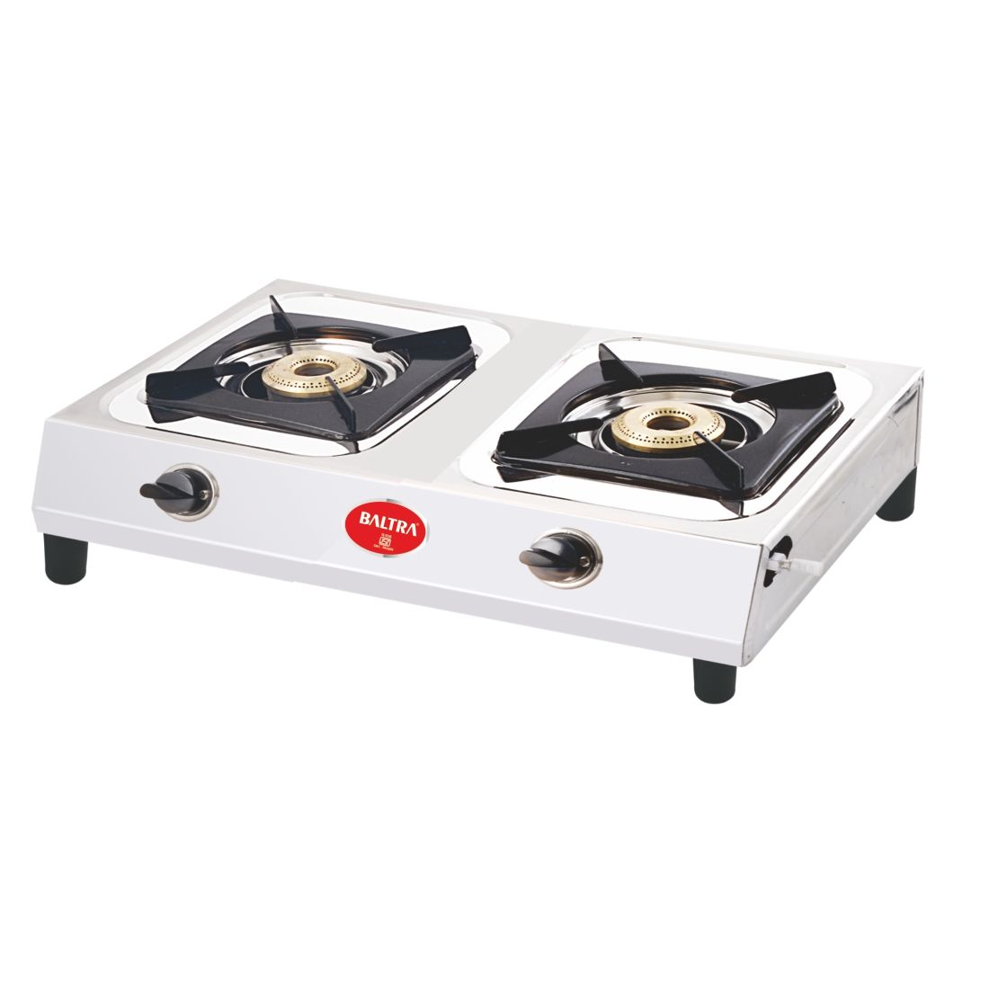 

Baltra Glory 2 Burner 2 Burner Regular Silver Gas Stove ISI Certified