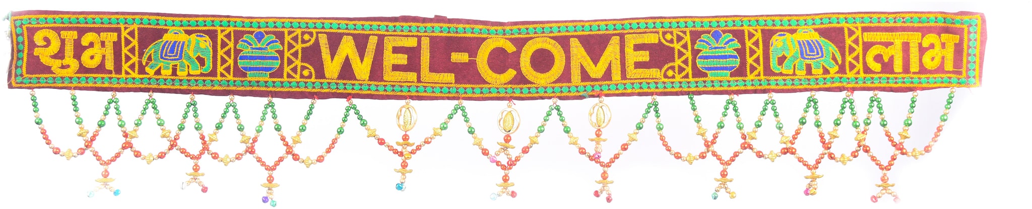 

Bandhan Toran Bandarwal Door Hanging Traditional Bandarwal for Home and Office Moti Latkan