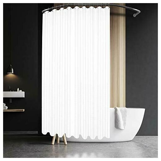

Barossa Design Extra Wide and Long Waffle Weave Shower Curtain 108 x 84 inch