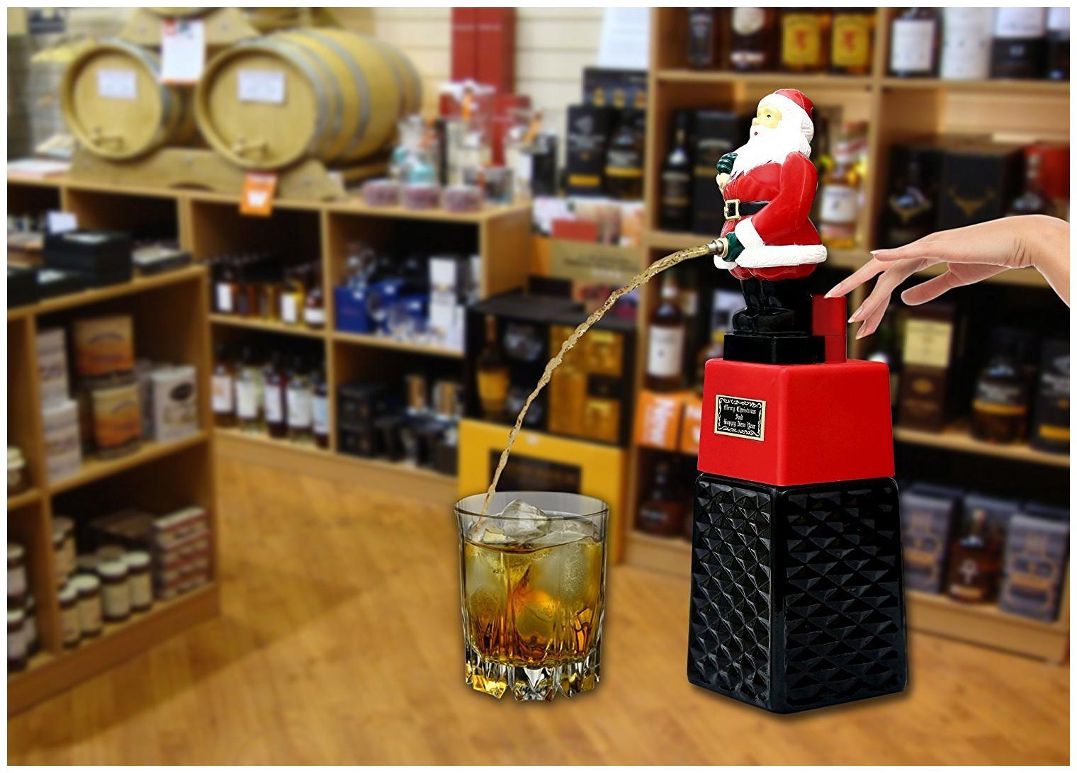 

Barraid Santa Clause Square Beer Liquor Dispenser Capacity 500 ml for Christmas Gift