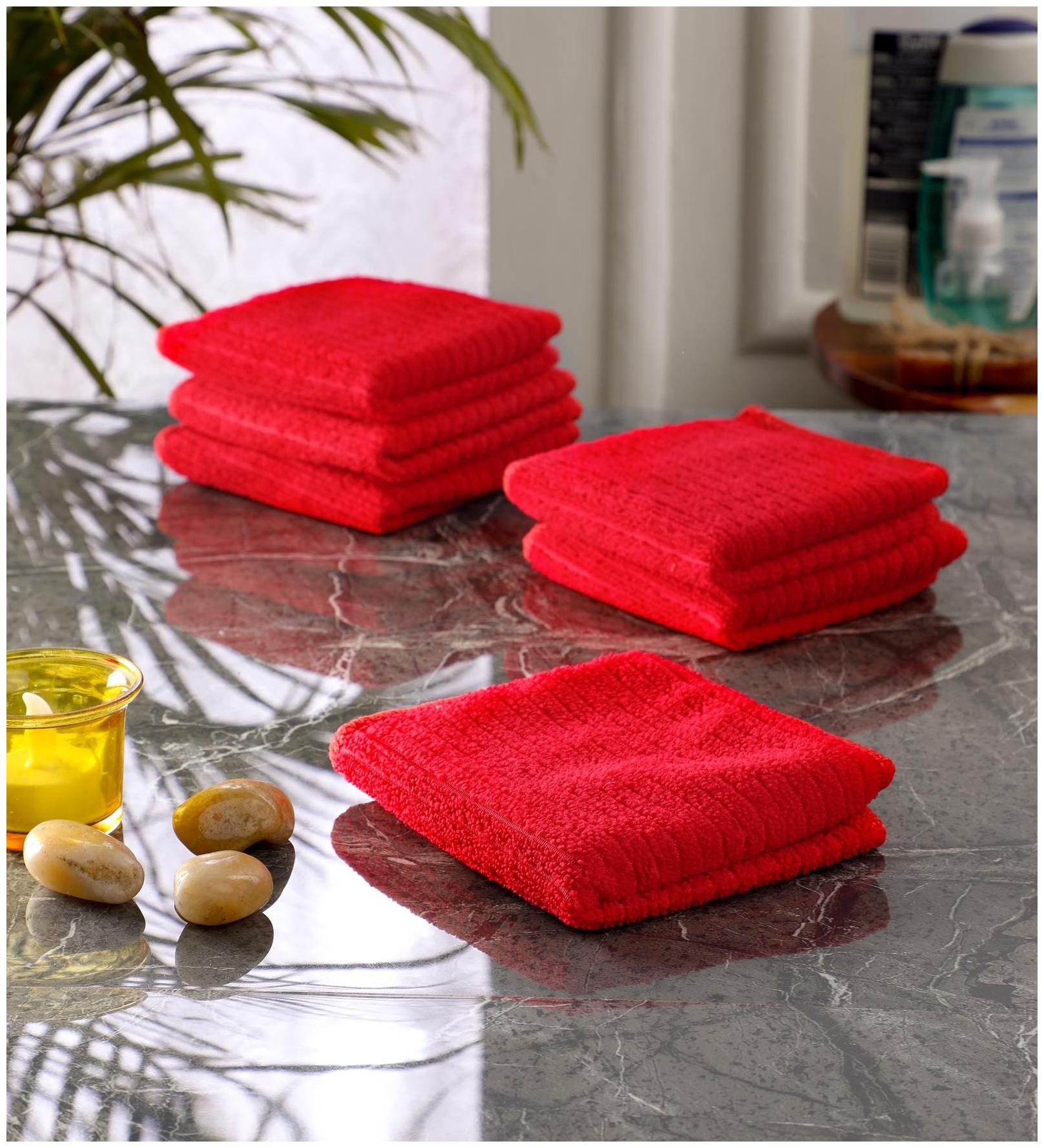 

Bathe Soak Pack of 6 Microfiber Kitchen Dish Towel 24x24 cms 250 GSM Blue