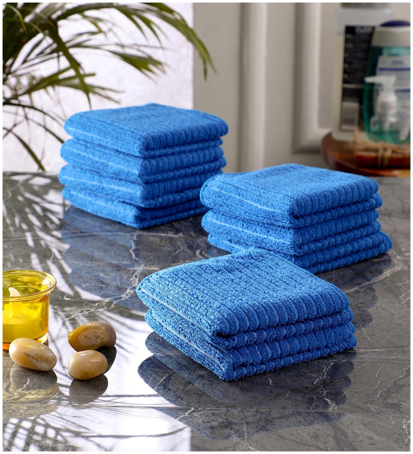 

Bathe Soak Pack of 9 Microfiber Kitchen Dish Towel 24x24 cms 250 GSM Red