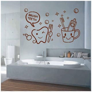 Buy Bathroom Wall Sticker Surface Covering Area 30 X 48 Cm Online At Low Prices In India Paytmmall Com