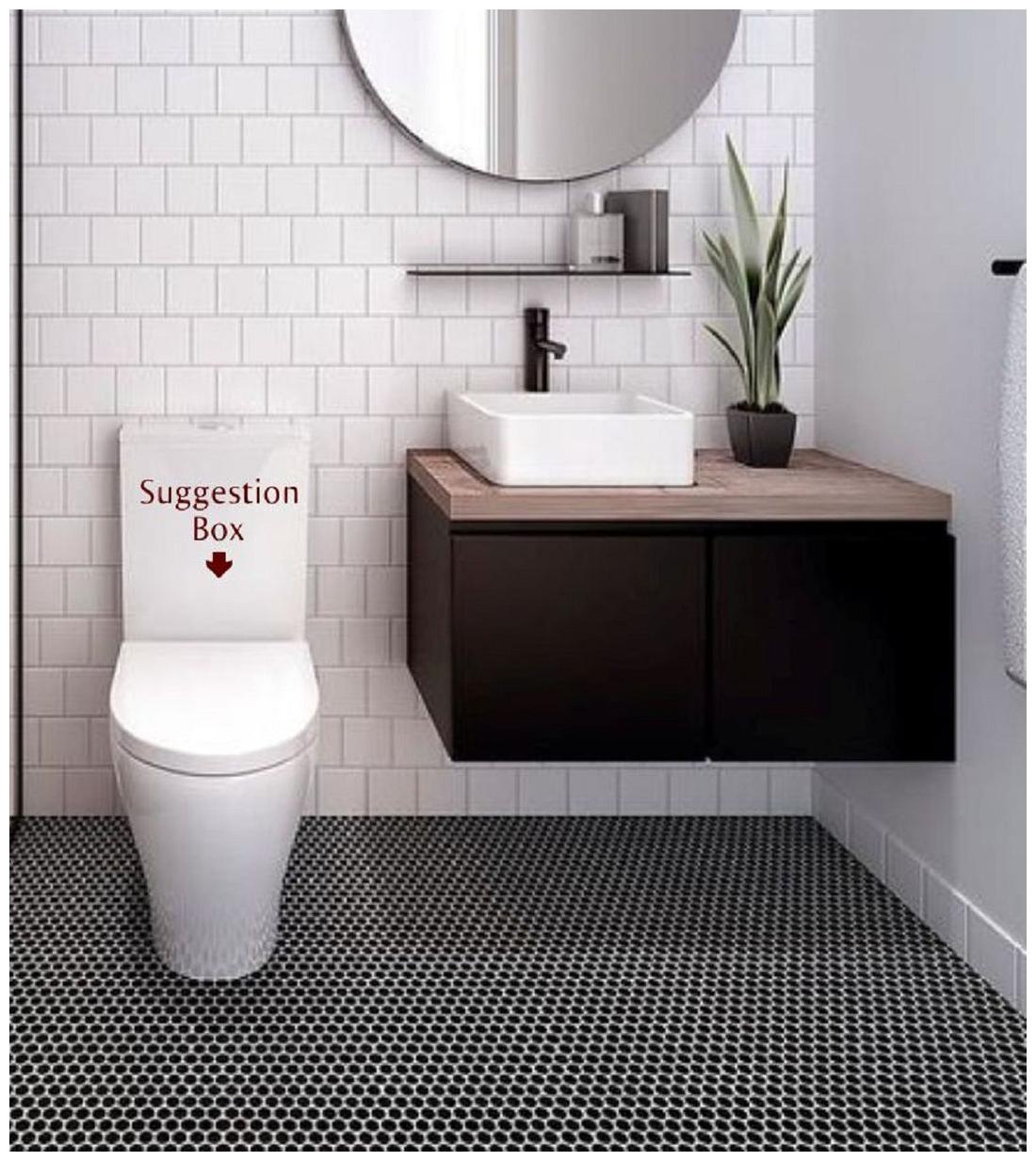 

Bathroom Wall Sticker (Surface Covering Area - 15 x 30 cm)