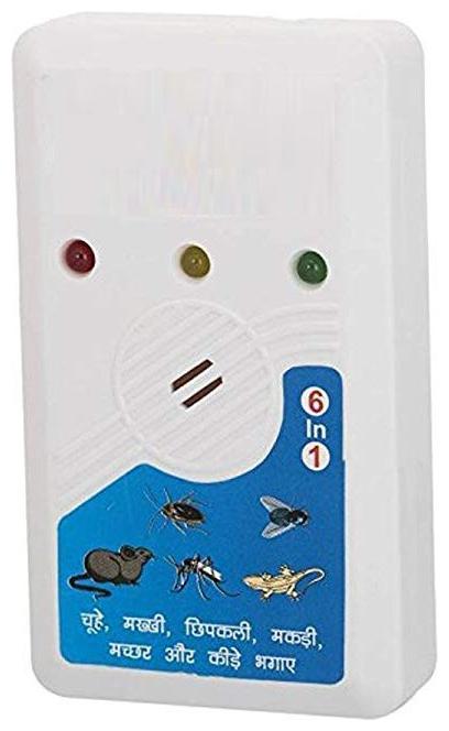

Bazaar Gali Ultrasonic Electro Magnetic Pest Repellers For Mosquito Insect Mouse And Cockroach Assorted Color