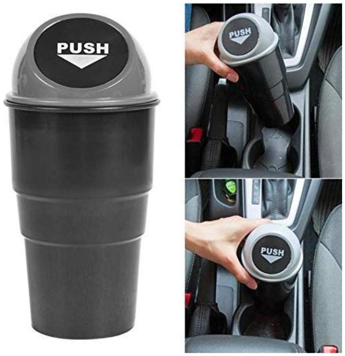 

Bazaar Gali Multiuse Car Trash Bin Dustbin and Garbage Can for Car Home Use (Pack of 1) Assorted Color