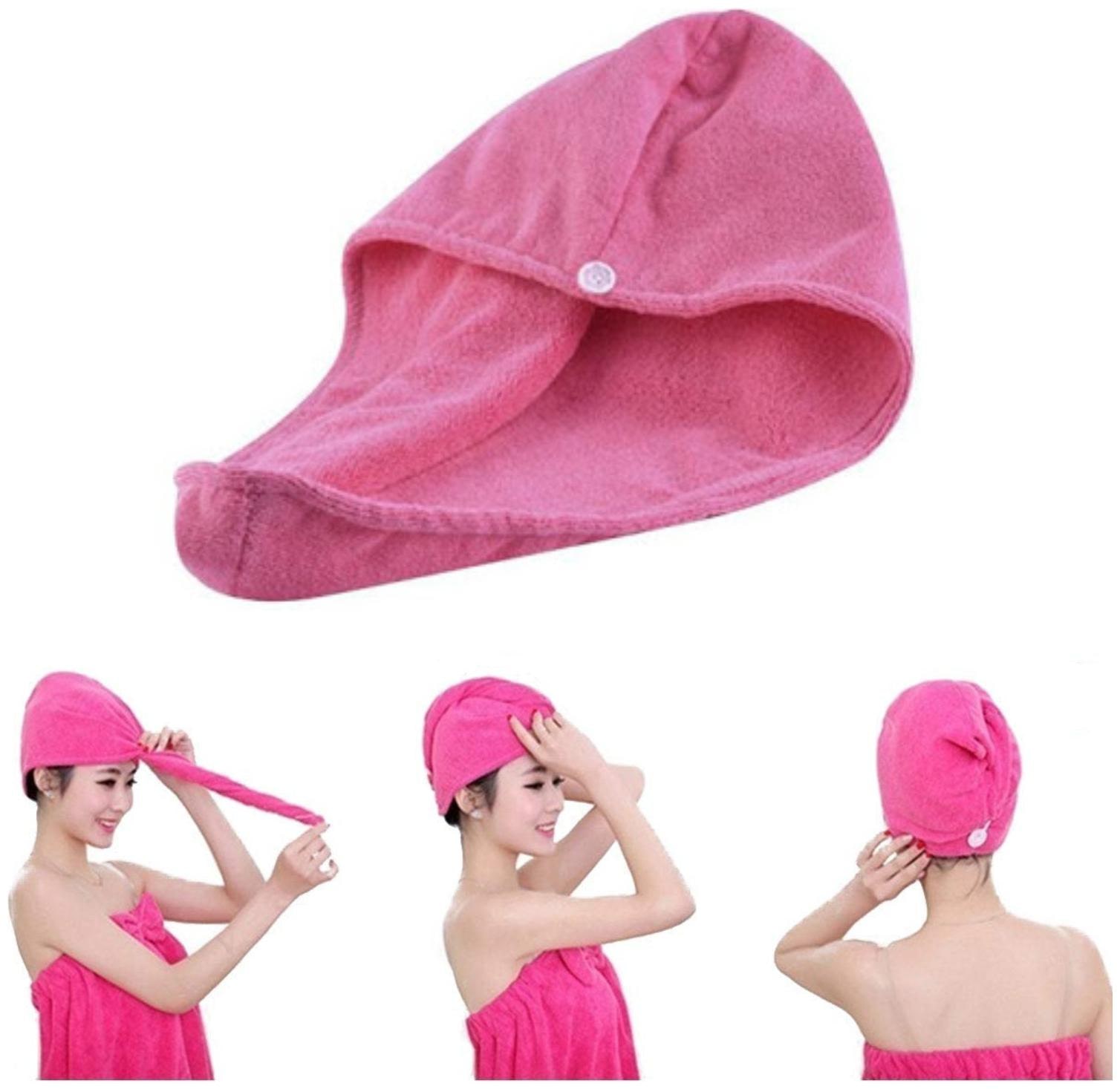 

BAZAAR GALI 300 GSM Microfiber Hair Towel ( 1 Piece Assorted )