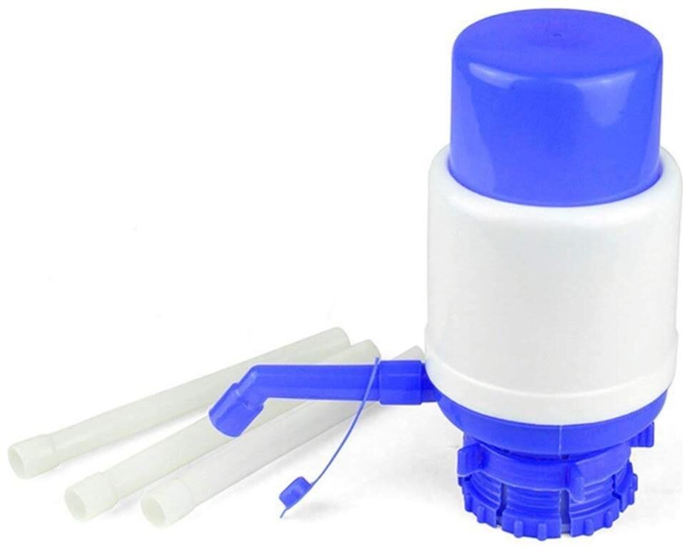 

Bazaar Gali Manual Hand Press Water Dispenser Pump for Bisleri Barrel Mineral Water-Bottle Jerry Cans (Set of 1)