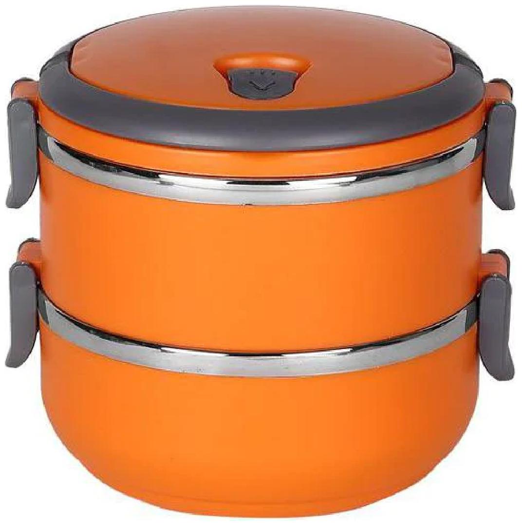 

BAZAAR GALI Assorted 2 Containers Lunch box ( Set of 1 1400 ml )