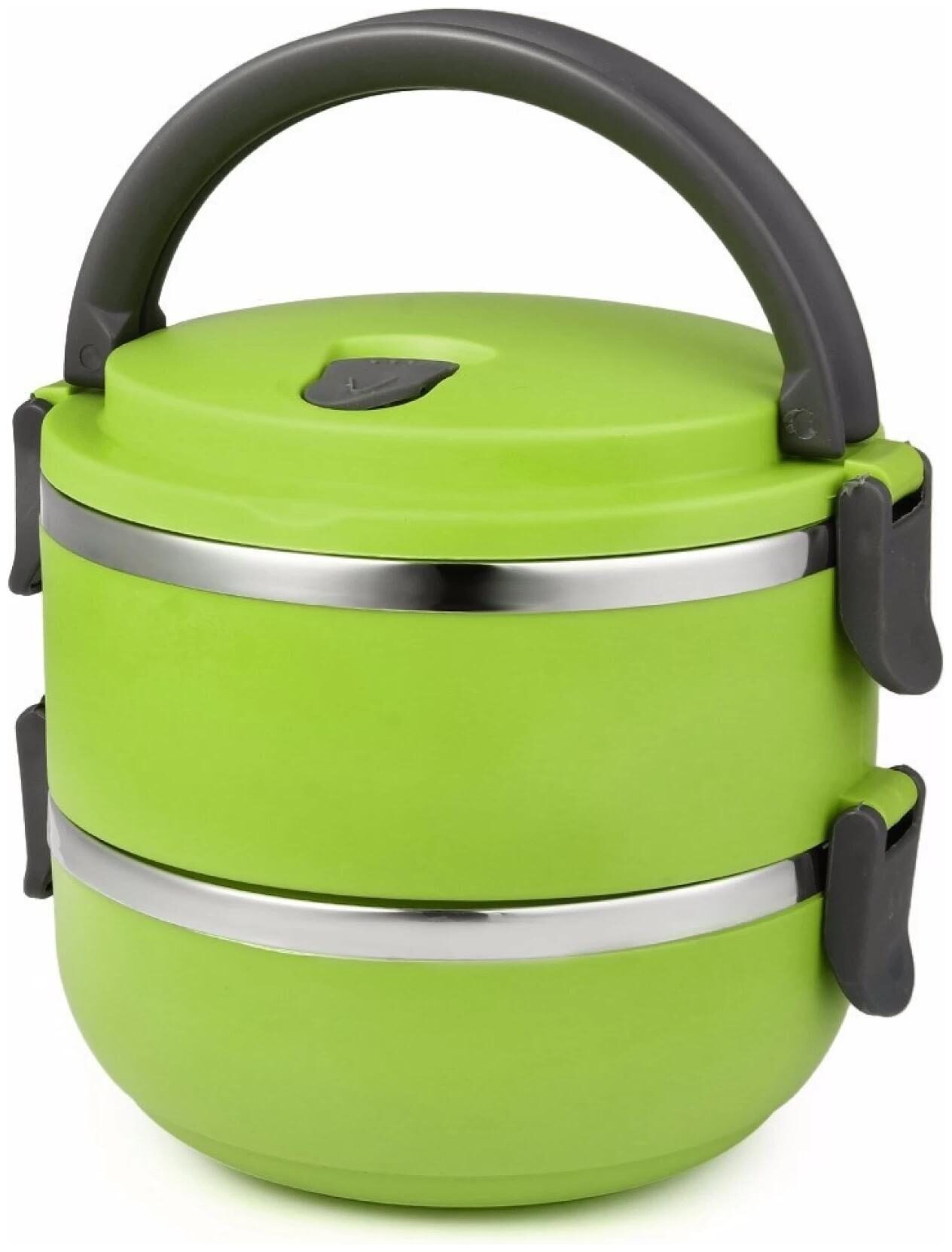 

BAZAAR GALI Assorted 2 Containers Lunch box ( Set of 1 1400 ml )