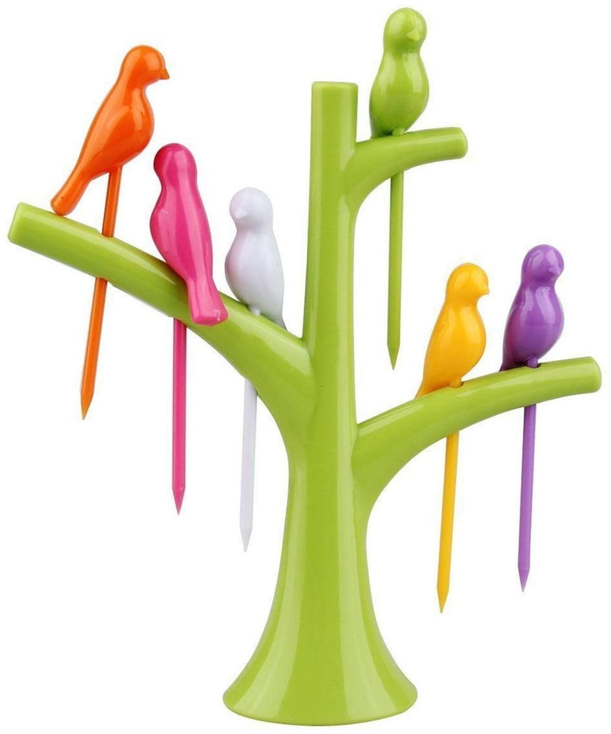 

Bazaar Gali Bird Fork With Tree Stand