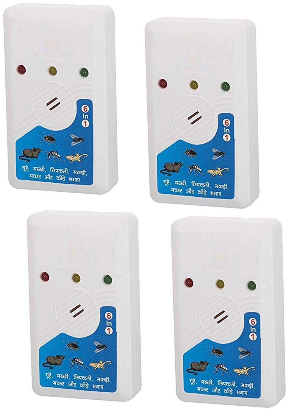 

Bazaar Gali 6 In 1 Insect Pest Killer Cum Electric Health Care System Ultrasonic Electro Magnetic (Assorted Color)