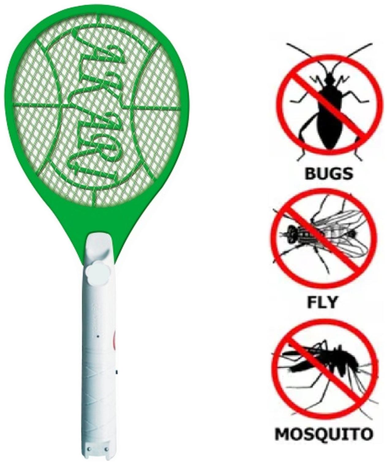 

Bazaar Gali Electric Mosquito Zapper Racket for Fly Mosquito and Bug Swatter for Indoor Outdoor (Pack of 1) Assorted Color