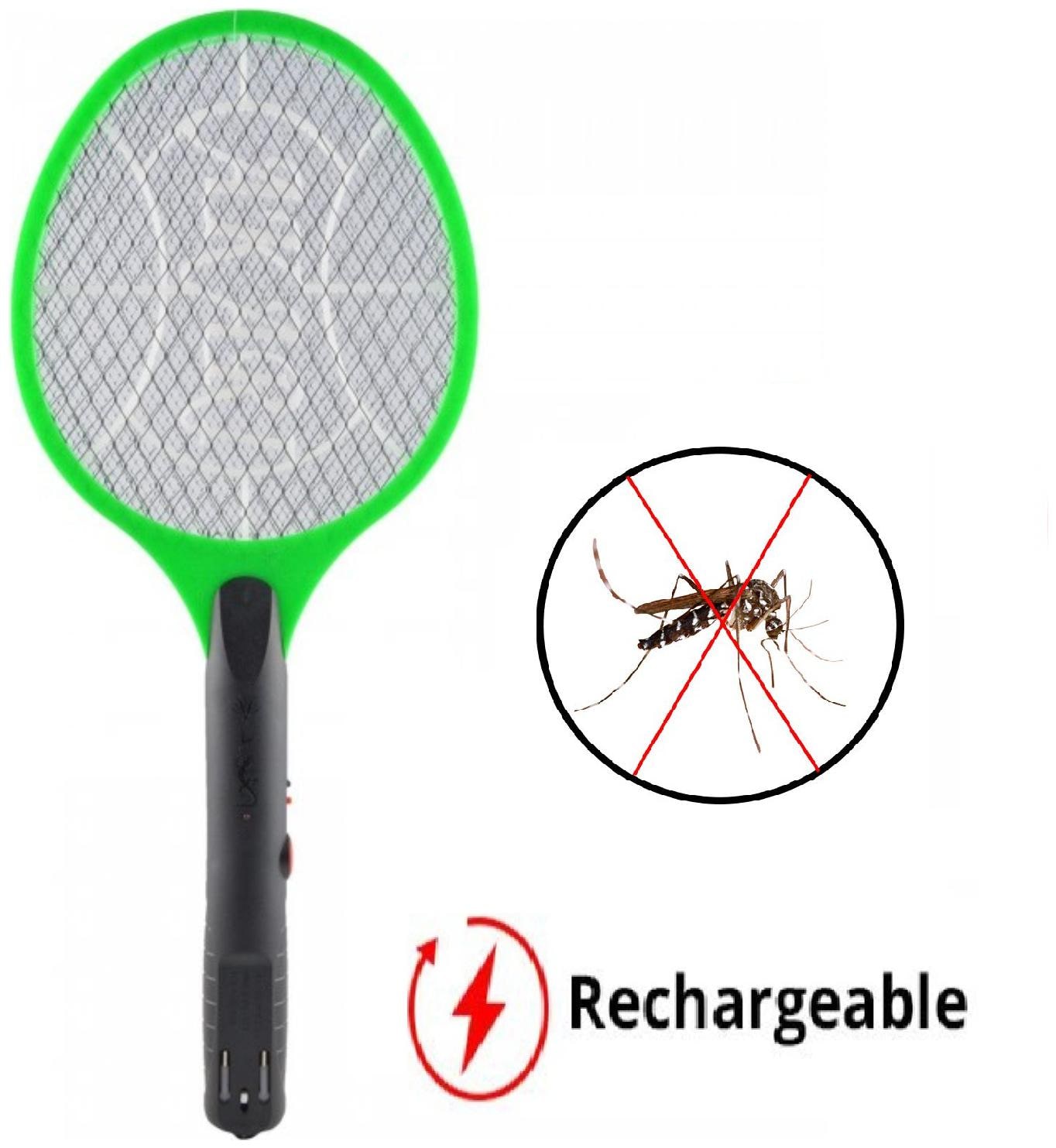 

Bazaar Gali 3 Layer Shock Proof Mosquito Racket with Eco-Friendly and Rechargeable for Indoor Outdoor Use (Assorted Color) Pack of 1