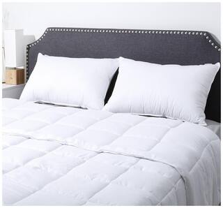 Buy Bed And Sleeping Pillow Fibre Filled Standard Size 60x40 Cm