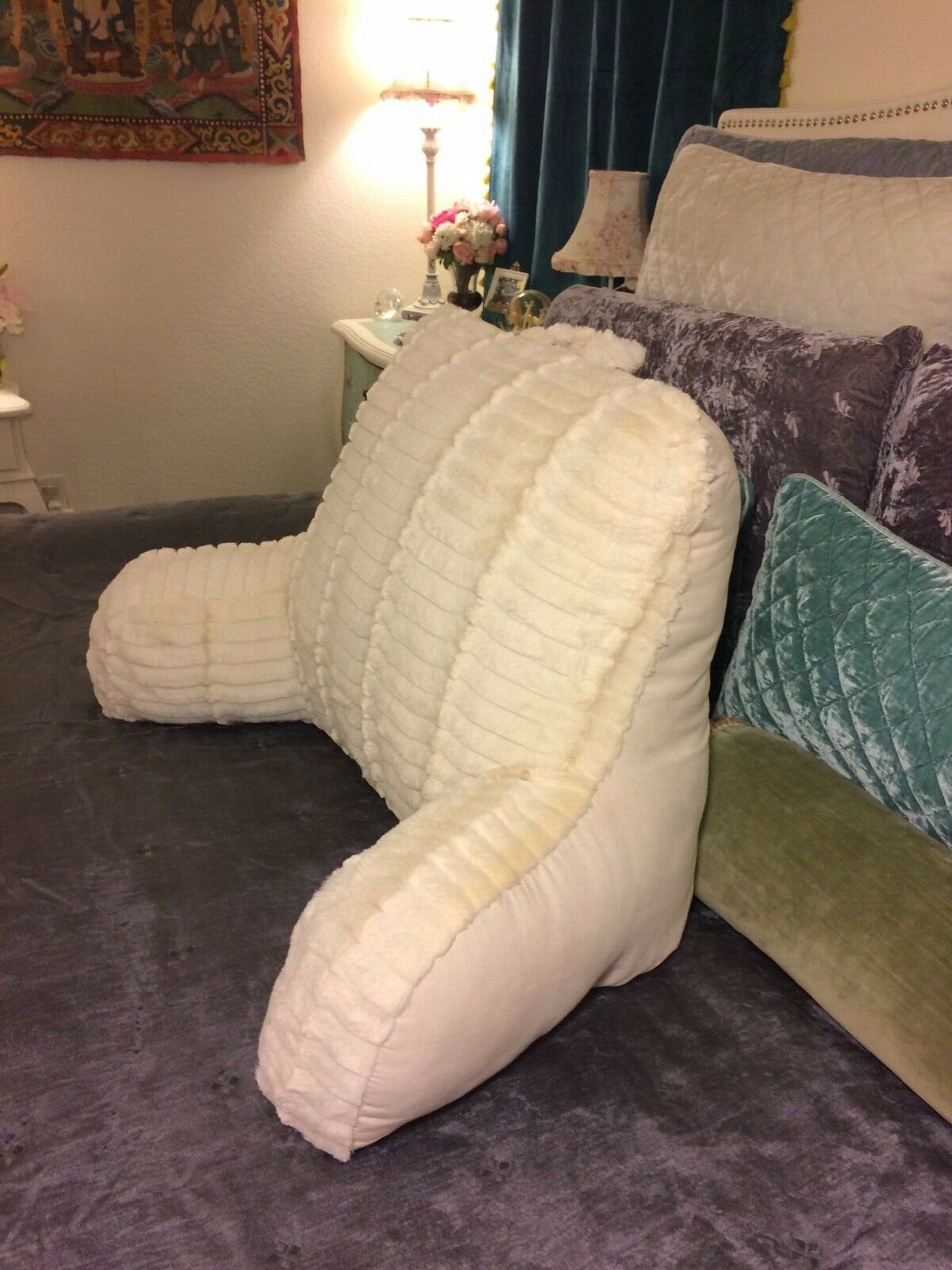 Buy Bed Rest Pillow Back Arm Head Support Chair Tv Reading Plush