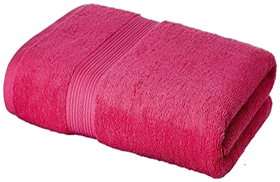 

Beddies N More 550 GSM Cotton Bath towel ( 1 piece Pink )