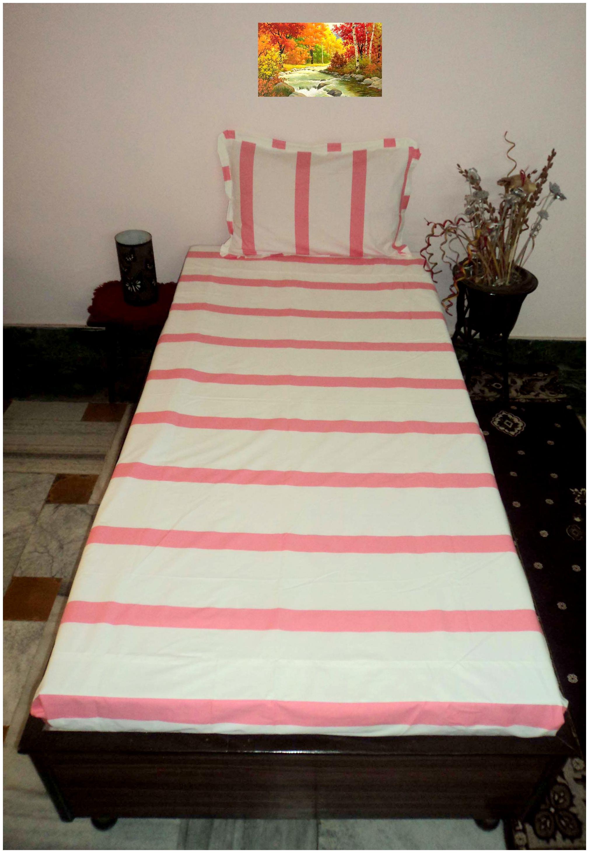Buy Bedsheet Elastic Fitted Single Bed Online at Low Prices in India