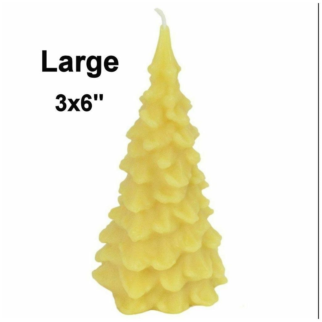 

Beeswax Christmas Tree Candles
