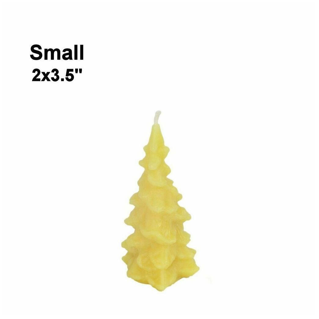 

Beeswax Christmas Tree Candles