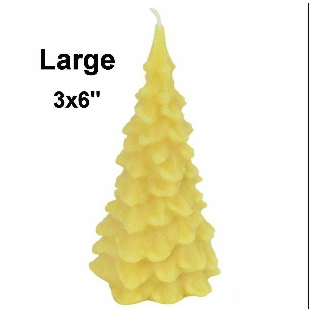 

Beeswax Christmas Tree Candles