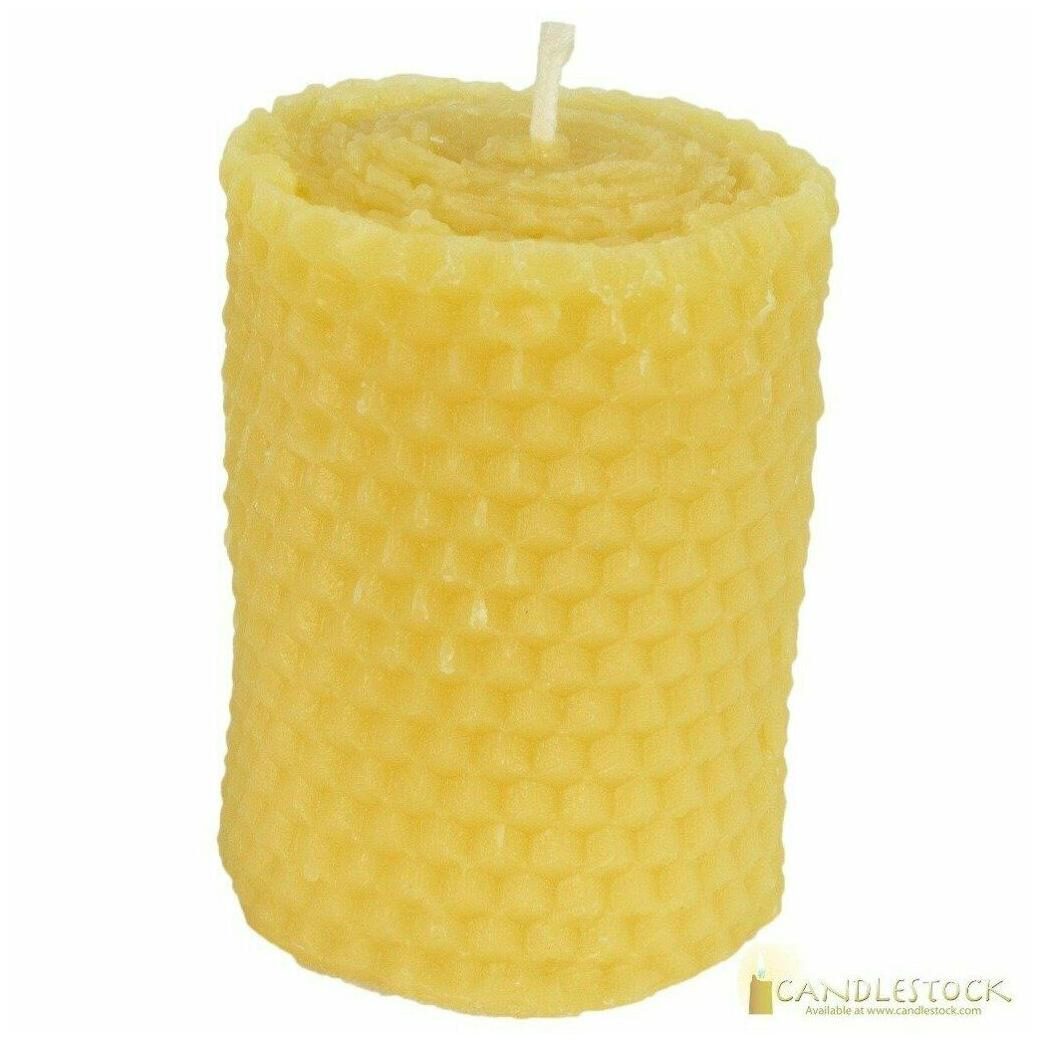 

Beeswax Honeycomb Pillar Candle