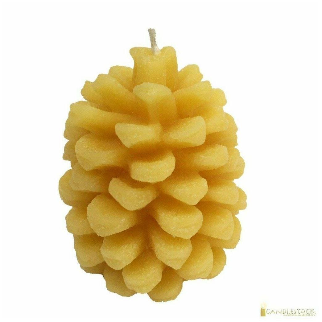 

Beeswax Pinecone Candle - Multiple Sizes Colors