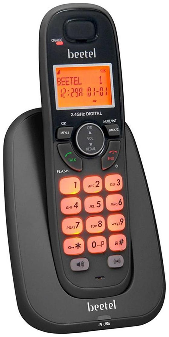 

BEETEL X-70 BLACK CORDLESS PHONE