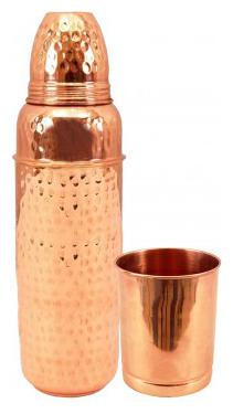 

Kitchen4U Copper Brown Water Bottle ( 250 ml Set of 2 )