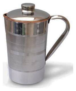 Beezy 100% inside Copper and outside Steel Jug;2000 ml