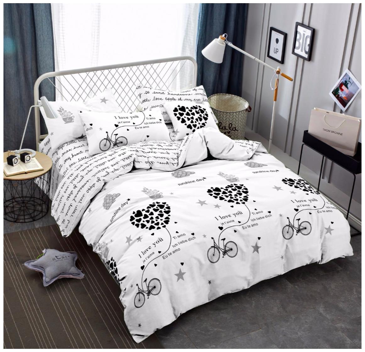 

Byloom Cotton Printed Double Size Bedsheet 300 TC ( 1 Bedsheet With 2 Pillow Covers Multi )