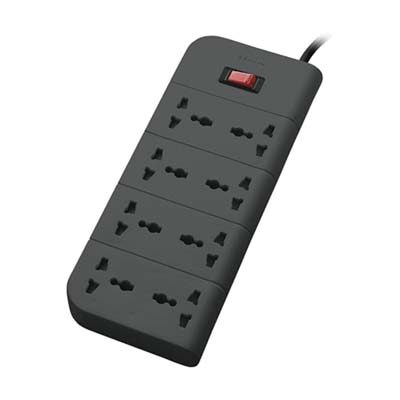 

Belkin Three Pin Black Extension Board ( 1 5 m 8 Socket 1 Switches)